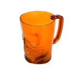 Vaso con Diseño de Calavera para Halloween, color Naranja