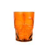 Vaso con Diseño de Calavera para Halloween, color Naranja