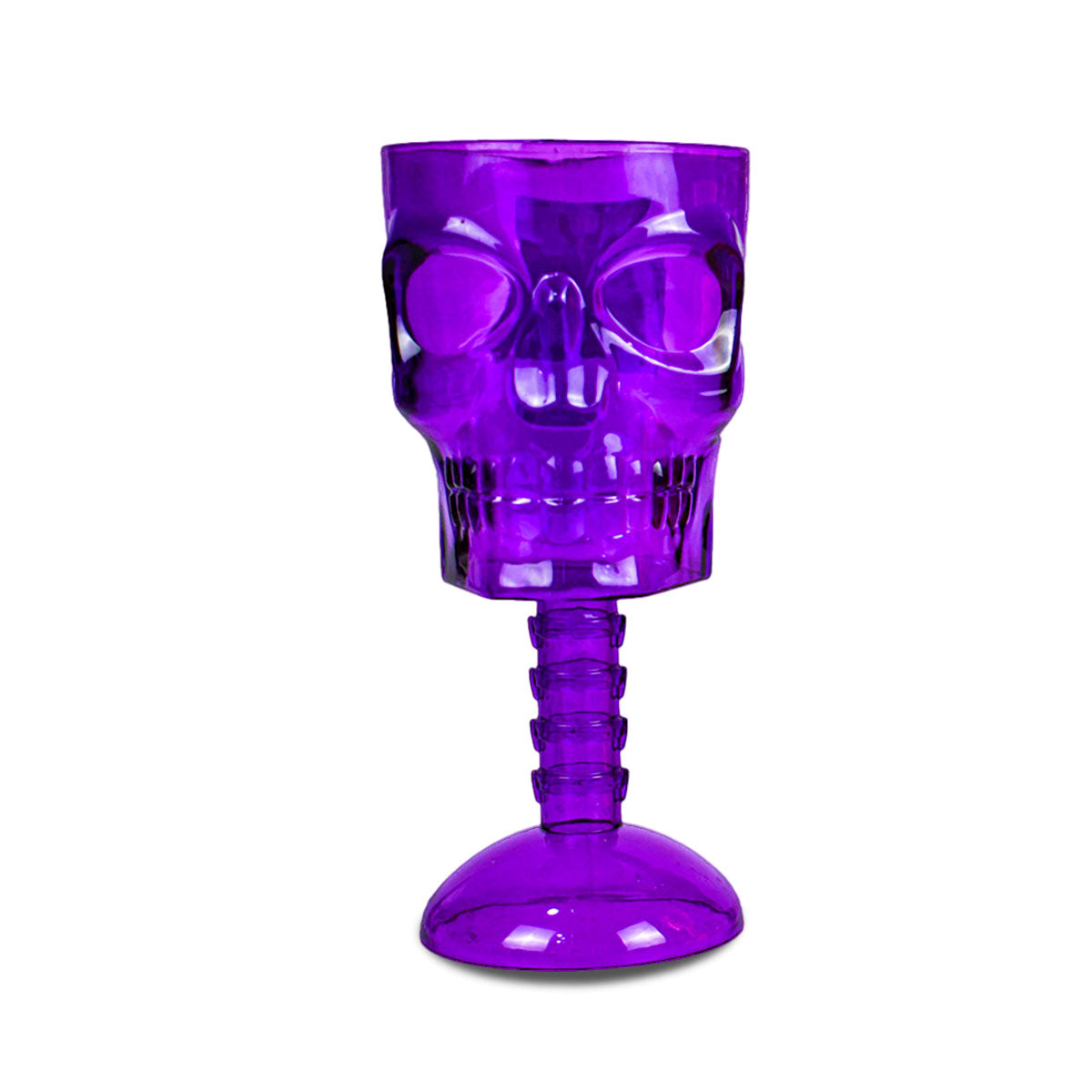 Copa en forma de Cráneo, Color Morado