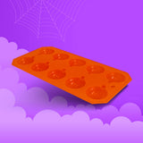 Molde de Silicón con Forma de Calabaza color Naranja