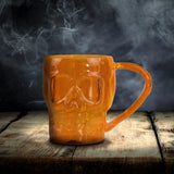 Calavera, Taza, Color Naranja