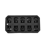 Molde de Silicón con Forma de Calavera color Negro