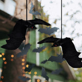 Murciélago decorativo color Negro para Halloween.