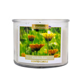 Vela Aromática a Flores, 3 Pabilos