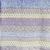 Juego de Sábanas Individual, Color Morado, Diseño Líneas