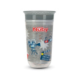 Vaso Entrenador Antiderrames Nuby 360Â° Luminoso color Gris 10oz.