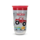Vaso Entrenador Antiderrames Nuby 360Â° Luminoso color Gris 10oz.