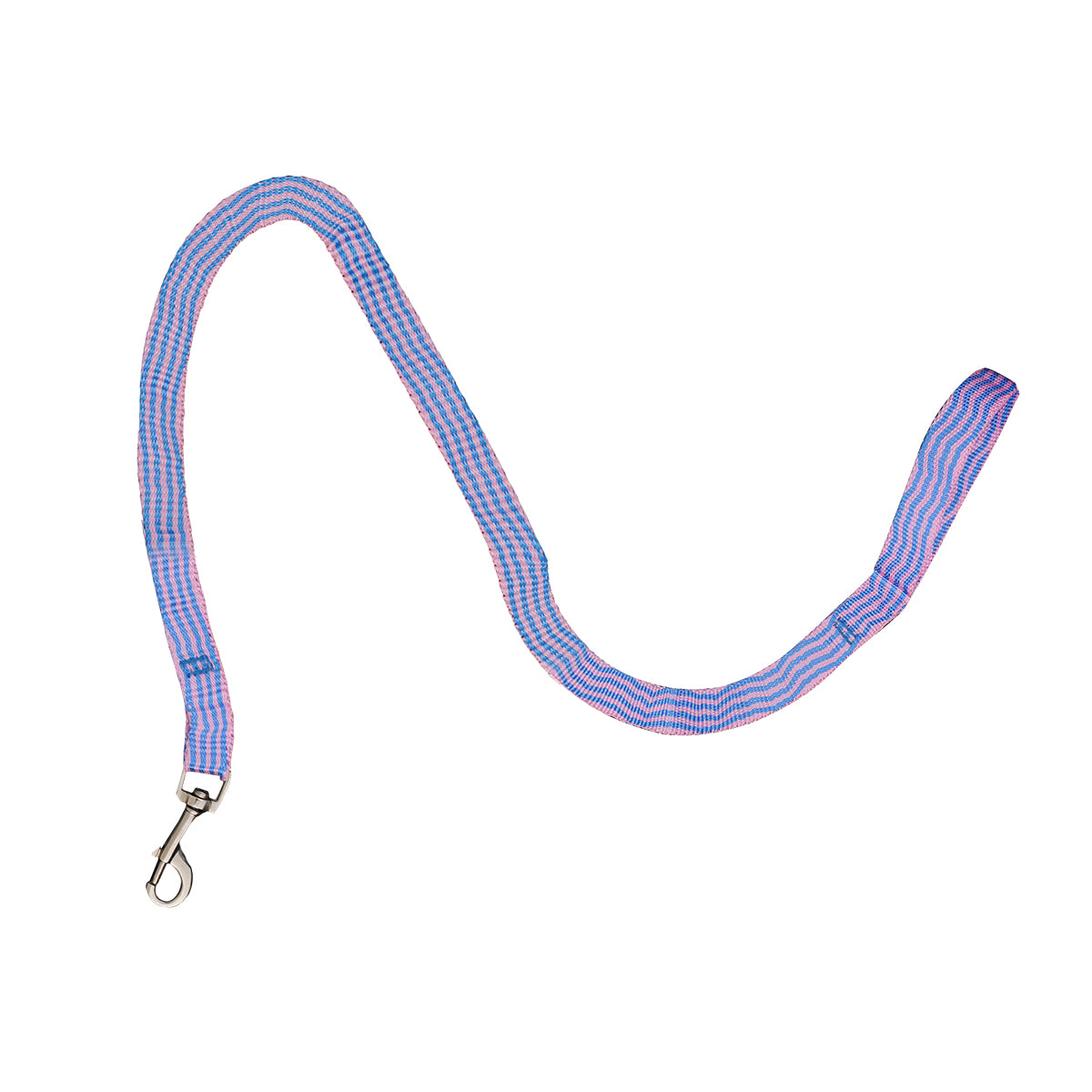 Correa para Perro, color Rosa con Azul