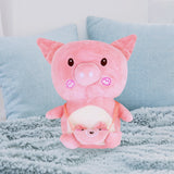 Puerquito de Peluche con Bolsa color Rosa