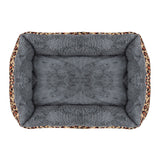 Cama con Diseño de Leopardo para Mascota
