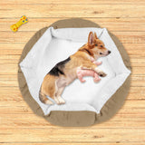 Cama con Diseño Hexagonal para Mascota, color Beige