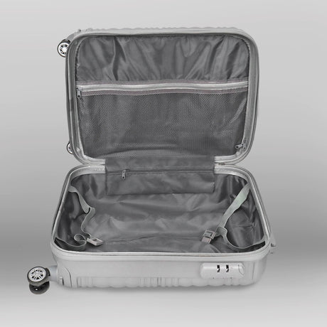 Maleta de Viaje Aerlis, Color Gris, 40.6x19x30cm