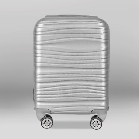 Maleta de Viaje Volarex, Color Gris 40.6x19x30cm