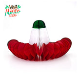 Decoración Colgante de Sombrero Tricolor para Fiestas Patrias