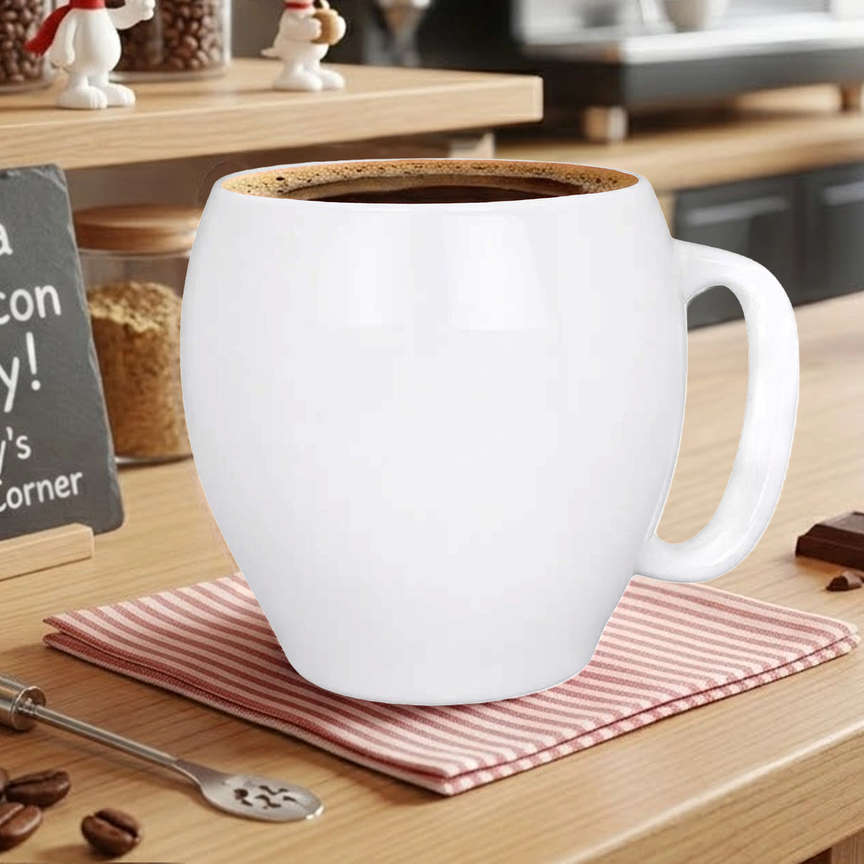 Taza, Color Blanco