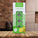Velas de Té Menta-Limón, 10 piezas