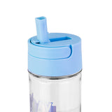 Botella de Plástico con Tapa, color Azul Cielo, 680ml
