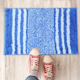 Tapete Decorativo Afelpado color Azul
