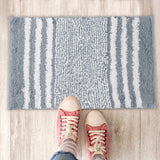 Tapete Decorativo Afelpado color Gris