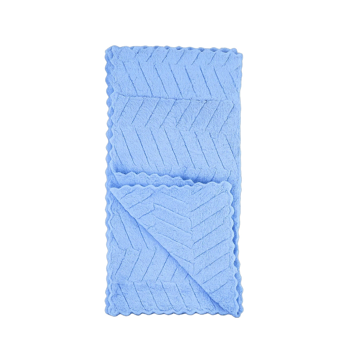 Trapo de Microfibra, Color Azul, 2 pzas