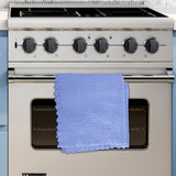 Set de 2 Trapos de Microfibra color Azul Cielo, 30x30cm
