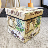 Caja Cuadrada para Almacenamiento, Diseño Clásico