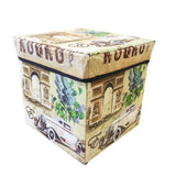 Caja Cuadrada para Almacenamiento, Diseño Clásico