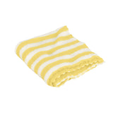 Set de 2 Trapos de Microfibra color Amarillo con Blanco