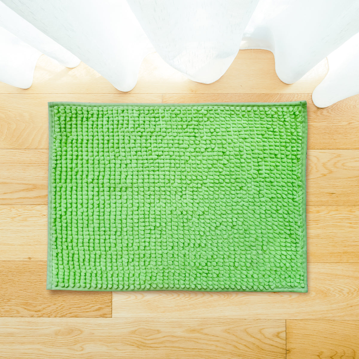 Tapete Decorativo Afelpado color Verde, 40x60cm