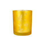 Portavela Clásico color Amarillo con Diseño de Mariposa