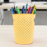 Canasta Organizadora, Redonda, Color Amarillo