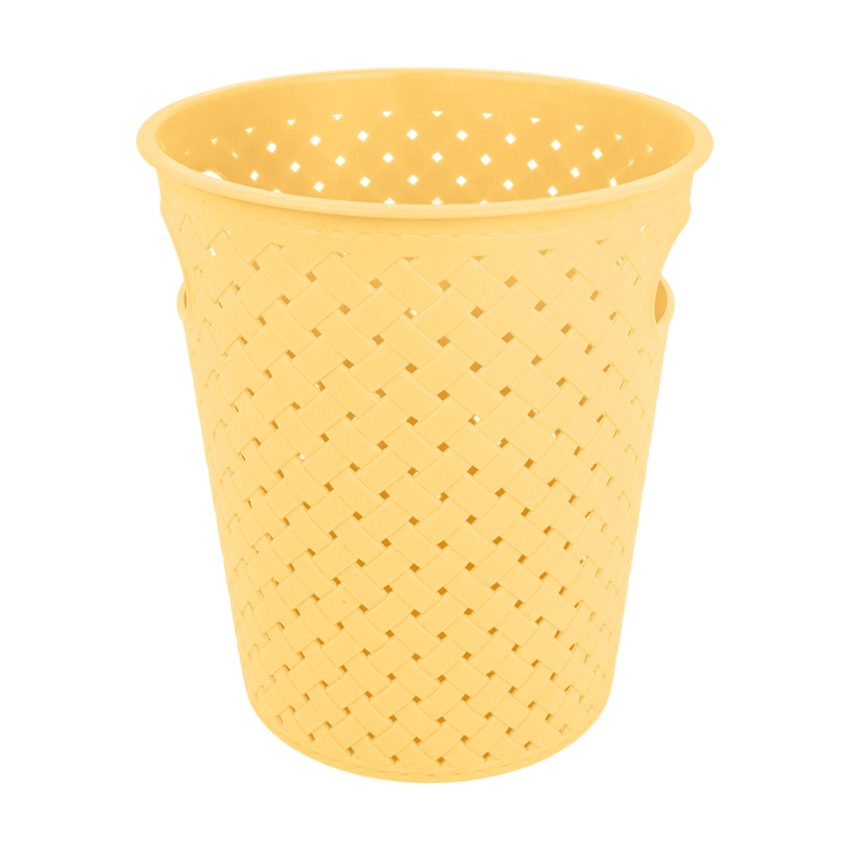 Canasta Organizadora, Redonda, Color Amarillo