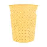 Canasta Organizadora, Redonda, Color Amarillo