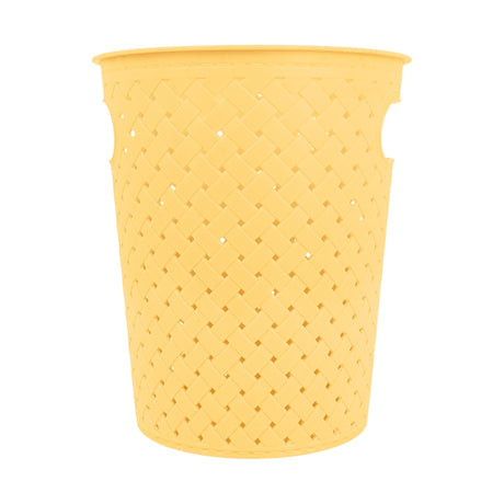 Canasta Organizadora, Redonda, Color Amarillo