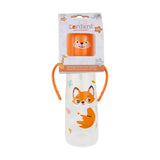 Biberón con Asas, color Naranja, 250ml