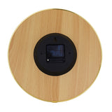 Reloj Circular de Pared, color Blanco con Dorado