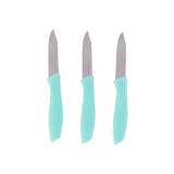 Inkanto, Set de Cuchillos de Cocina, color Aqua, 3 pzas