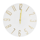 Reloj Circular de Pared, color Blanco, 30cm