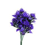 Follaje Artificial con Flores color Morado