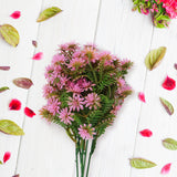 Ramo Decorativo con 5 Ramas, color Rosa