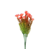 Follaje Artificial 5 Ramas, color Coral