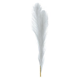 Decoración de Hierba de Pampa Sintética, color Blanco