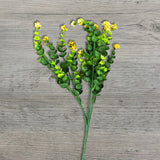 Follaje Artificial para Decoración, color Amarillo