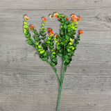 Follaje Artificial para Decoración, color Naranja