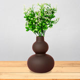 Follaje Artificial Decorativo, color Verde con Blanco