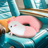 Almohada con DiseÃ±o de Pez color Rosa para Viaje