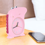 Reloj Despertador en Forma de Cocodrilo, color Rosa
