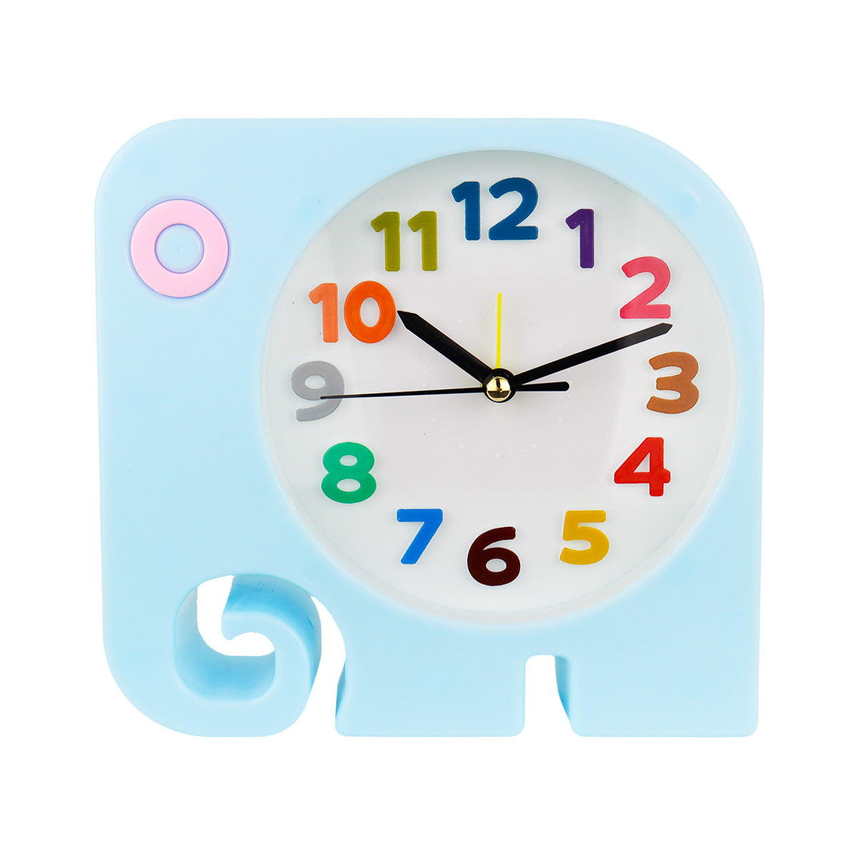 Reloj Despertador en Forma de Elefante, color Azul