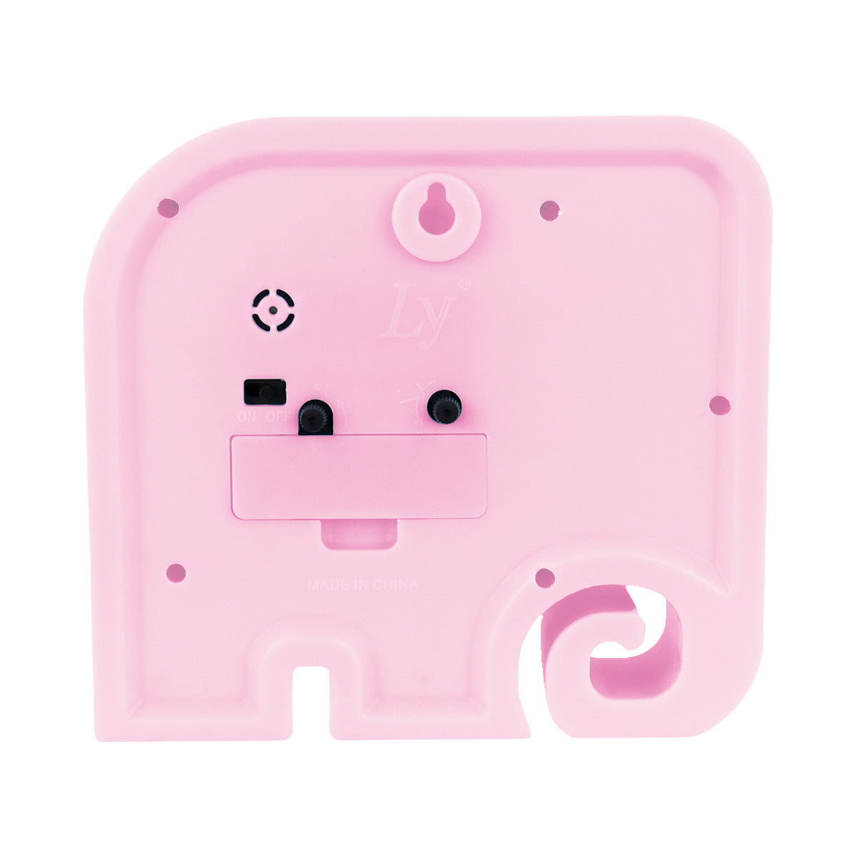 Reloj Despertador en Forma de Elefante, color Rosa