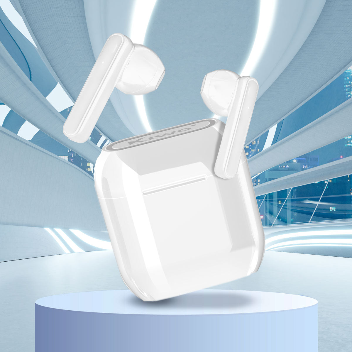Audí­fonos Inalámbricos True Wireless Kumu color Blanco, Kiwo